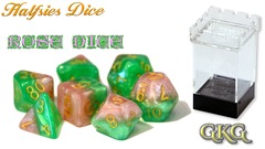 Halfsies Dice - Rose Dice